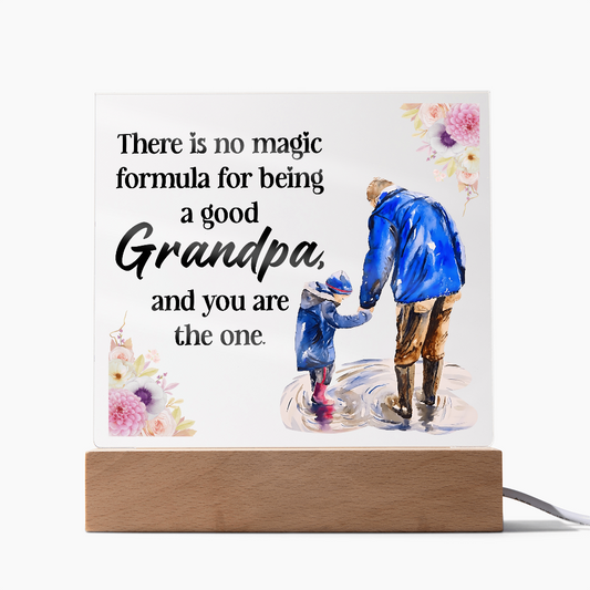 To My Grandpa LED Acrylic Keepsake Plaque product image 1